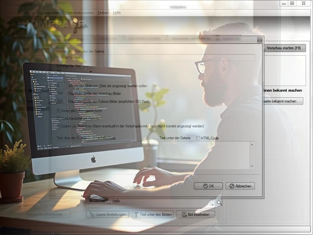 Homepage erstellen für Ferienwohnung
